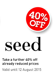SEED UP TO 40% off